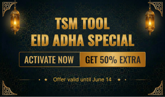 Eid al-Adha Special — Get 50% More Time with TSM Tool.